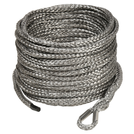 BULLDOG WINCH Synthetic Rope 4.8mmx50' - Grey 20185